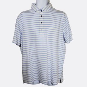 Greyson Wichita Arctic Wolf Golf Polo Blue Large